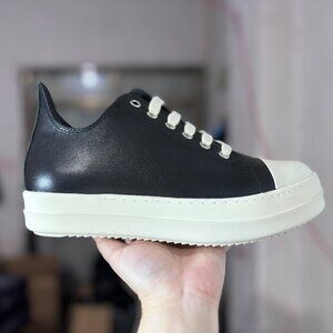 RICK OWENS Ramones Leather Sneakers